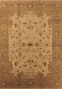 Oriental Brown Traditional Rug, urb2993brn