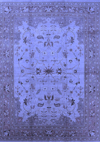 Oriental Blue Traditional Rug, urb2993blu