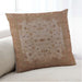 Lifestyle Image of Mid-Century Modern Urban Square Mahogany Brown Throw Pillow, 18 inch by 18 inch, pwurb2993