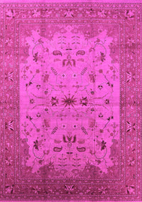 Oriental Pink Traditional Rug, urb2993pnk