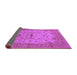 Sideview of Oriental Purple Traditional Rug, urb2993pur