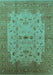 Oriental Turquoise Traditional Rug, urb2993turq