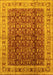 Oriental Yellow Traditional Rug, urb2994yw