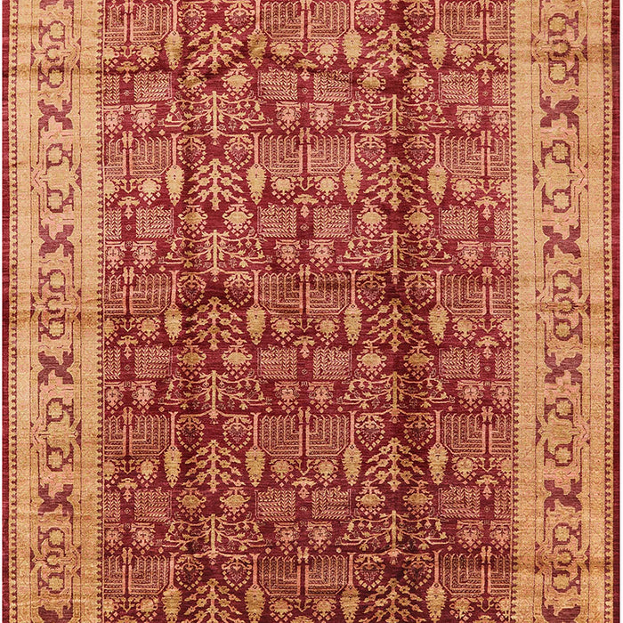 Machine Washable Industrial Modern Orange Rug, wshurb2994