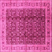 Square Oriental Pink Traditional Rug, urb2994pnk