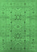 Oriental Emerald Green Traditional Rug, urb2995emgrn