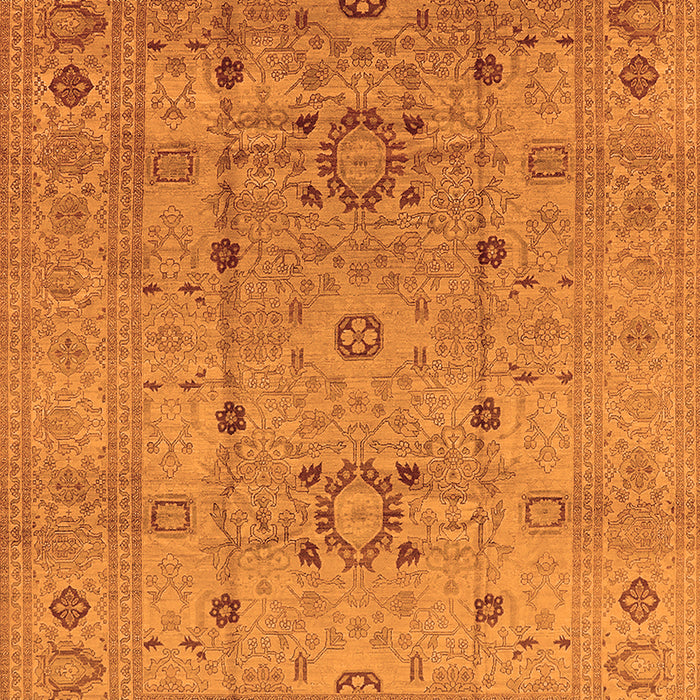 Oriental Orange Traditional Rug, urb2995org