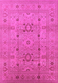 Oriental Pink Traditional Rug, urb2995pnk