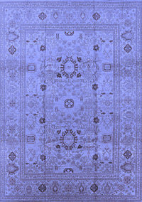 Oriental Blue Traditional Rug, urb2995blu
