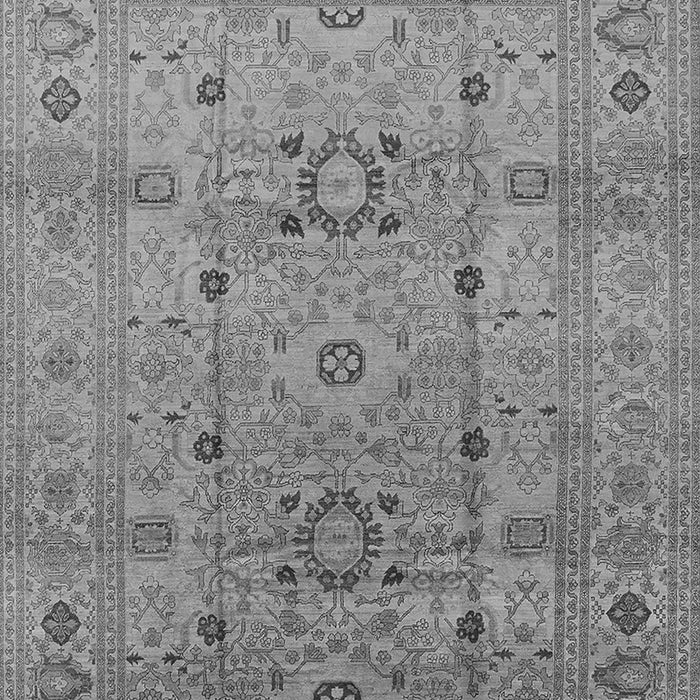 Machine Washable Oriental Gray Traditional Rug, wshurb2995gry