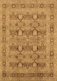 Oriental Brown Traditional Rug, urb2996brn