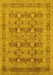 Oriental Yellow Traditional Rug, urb2996yw