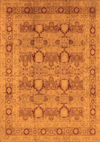 Oriental Orange Traditional Rug, urb2996org