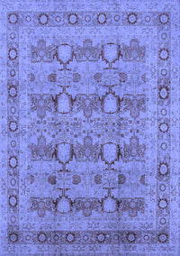 Oriental Blue Traditional Rug, urb2996blu