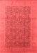 Oriental Red Traditional Area Rugs
