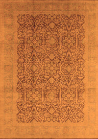 Oriental Orange Traditional Rug, urb2997org