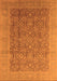 Oriental Orange Traditional Rug, urb2997org