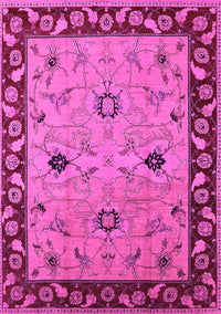 Oriental Pink Traditional Rug, urb2998pnk