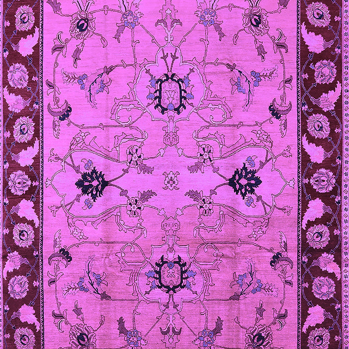 Machine Washable Oriental Purple Traditional Area Rugs, wshurb2998pur