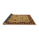 Sideview of Oriental Brown Traditional Rug, urb2998brn