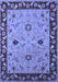 Machine Washable Oriental Blue Traditional Rug, wshurb2998blu