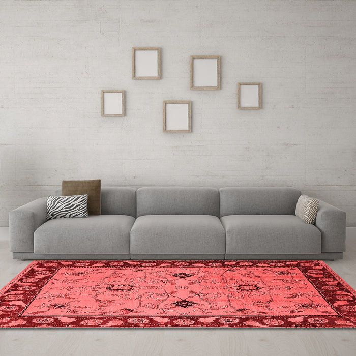 Traditional Red Washable Rugs