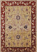 Mid-Century Modern Brown Sand Brown Oriental Rug, urb2998