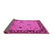 Sideview of Oriental Pink Traditional Rug, urb2998pnk