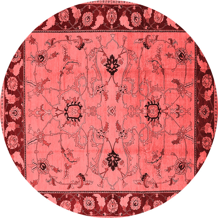 Machine Washable Oriental Red Traditional Rug, wshurb2998red
