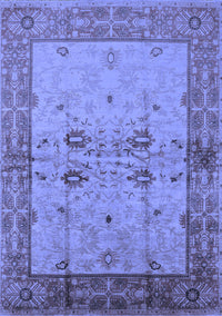 Oriental Blue Traditional Rug, urb2999blu