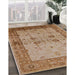 Machine Washable Industrial Modern Light Copper Gold Rug in a Family Room, wshurb2999