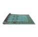 Sideview of Oriental Light Blue Traditional Rug, urb2999lblu