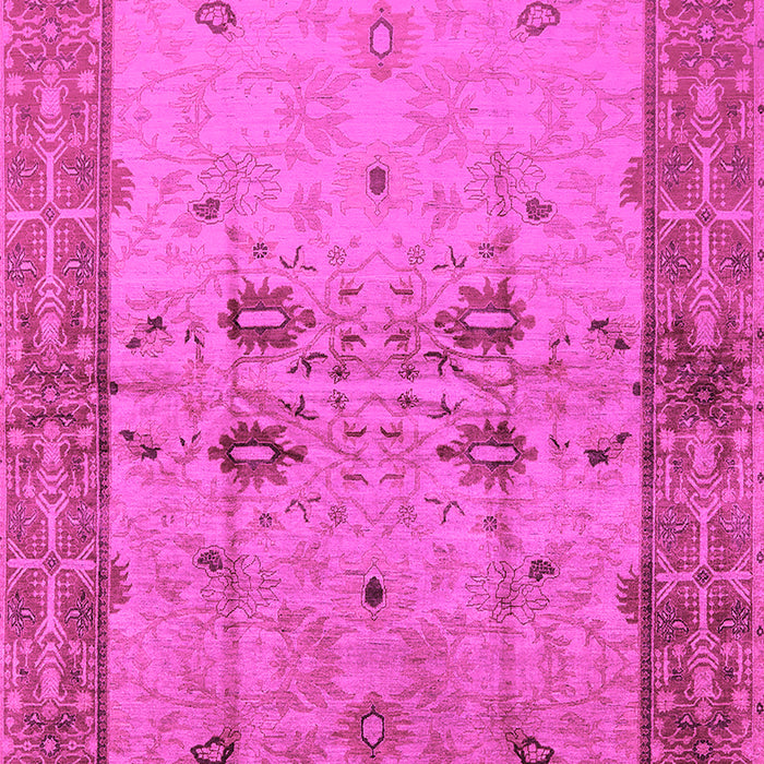 Machine Washable Oriental Pink Traditional Rug, wshurb2999pnk