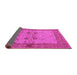 Sideview of Oriental Pink Traditional Rug, urb2999pnk