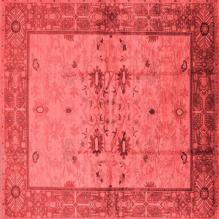 Machine Washable Oriental Red Traditional Rug, wshurb2999red