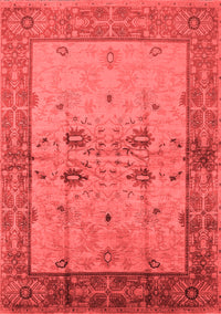 Oriental Red Traditional Rug, urb2999red