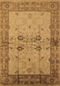 Oriental Brown Traditional Rug, urb2999brn