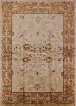 Mid-Century Modern Light Copper Gold Oriental Rug, urb2999