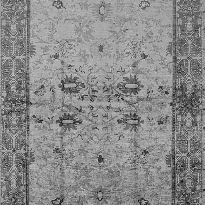 Machine Washable Oriental Gray Traditional Rug, wshurb2999gry