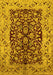 Oriental Yellow Traditional Rug, urb3000yw