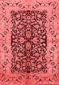 Oriental Red Traditional Rug, urb3000red