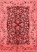 Oriental Red Traditional Area Rugs