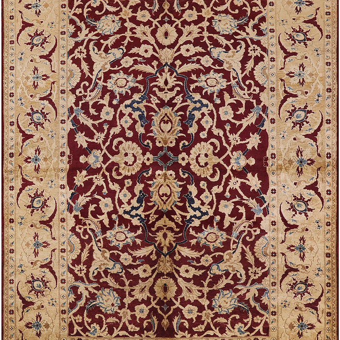 Mid-Century Modern Sandy Brown Oriental Rug, urb3000