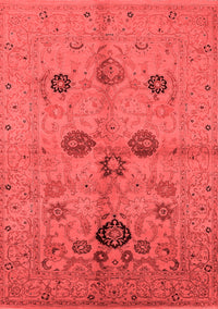 Oriental Red Traditional Rug, urb3001red