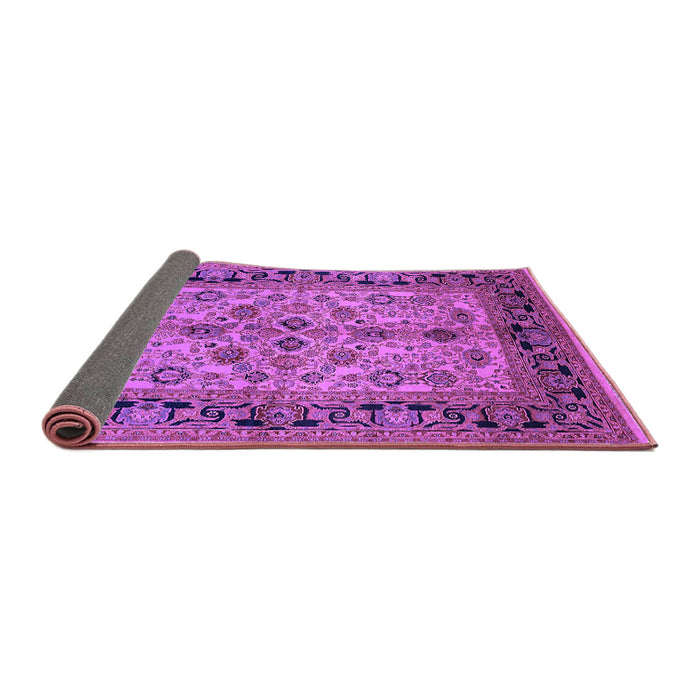 Sideview of Oriental Purple Traditional Rug, urb3002pur