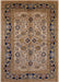 Mid-Century Modern Sangria Brown Oriental Rug, urb3002