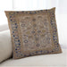 Lifestyle Image of Mid-Century Modern Urban Square Sangria Brown Throw Pillow, 18 inch by 18 inch, pwurb3002