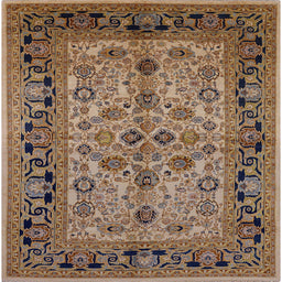 Square Machine Washable Industrial Modern Sangria Brown Rug, wshurb3002