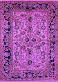 Oriental Purple Traditional Rug, urb3002pur