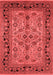 Oriental Red Traditional Area Rugs